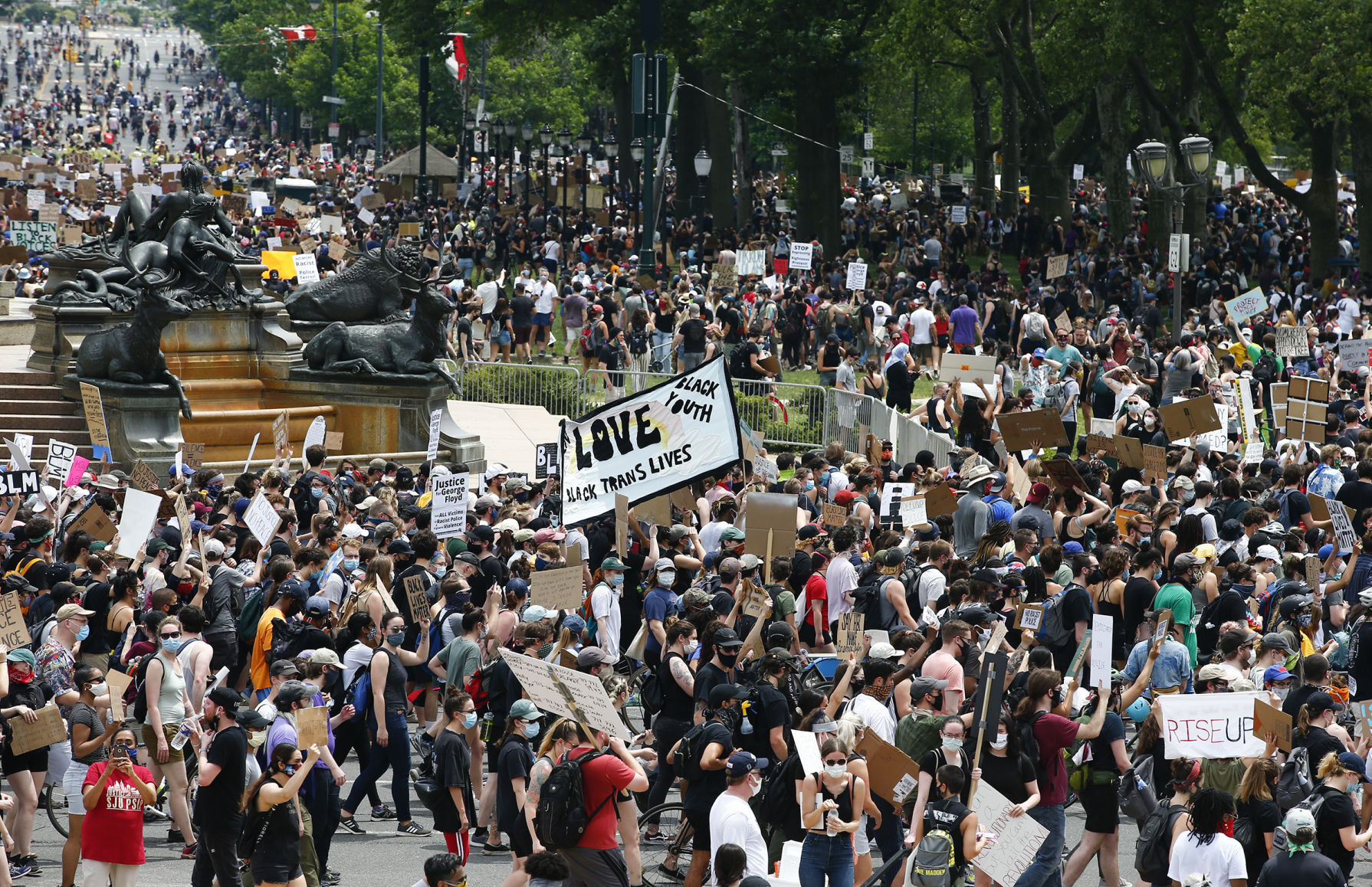 America Protests Philadelphia